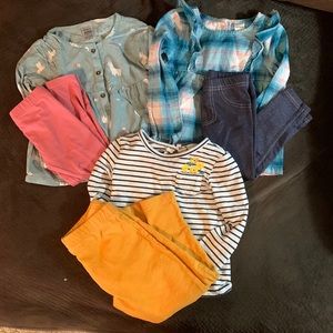Carter’s toddler outfit bundle.
